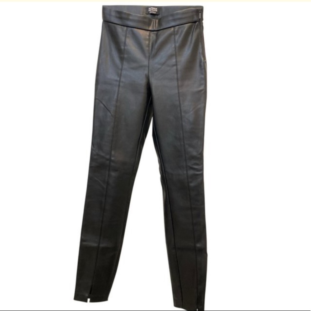 Sold. Zara Faux Leather Pants - Picture 2 of 7